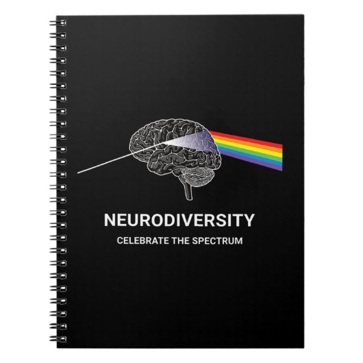 Autisme neurodiversity Spectrum ASD ADHD Rainbow B Notitieboek (Voorkant)