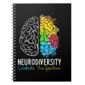 Autisme neurodiversity Spectrum ASD ADHD Rainbow B Notitieboek (Voorkant)