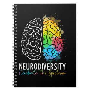 Autisme neurodiversity Spectrum ASD ADHD Rainbow B Notitieboek
