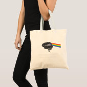 Autisme neurodiversity Spectrum ASD ADHD Rainbow B Tote Bag (Voorkant (product))
