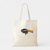 Autisme neurodiversity Spectrum ASD ADHD Rainbow B Tote Bag (Achterkant)