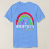 Autisme neurodiversity Spectrum ASD ADHD Rainbow T-shirt (Design voorkant)