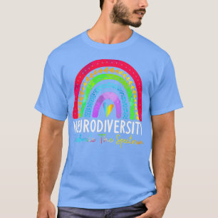 Autisme neurodiversity Spectrum ASD ADHD Rainbow T-shirt