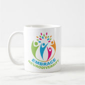 Autisme neurodiversity Spectrum Cute Colorful Koffiemok (Links)