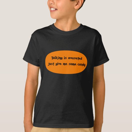 Autisme of Apraxia T-Shirt "spreekt is te hoog" (Voorkant)