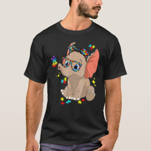 Autisme Olifant Bril Bewustzijn Moeder Kinderen Au T-shirt