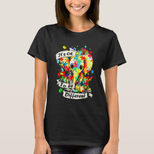 Autisme Olifant Puzzel Het Is Ok Om Verschillend T T-shirt