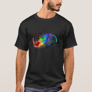 Autisme Oma Autisme Regenboog Oneindigheidssymbool T-shirt