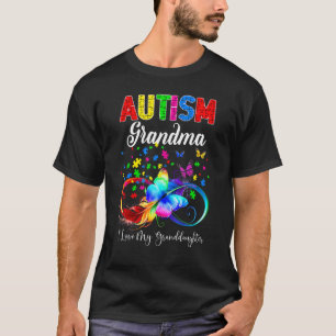 Autisme Oma Ik hou van mijn kleindochter Steun Aut T-shirt