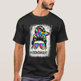 Autisme Oma Leven Rommelige Knot Puzzel Gestrand S T-shirt