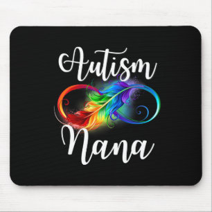 Autisme Oma Neurodiversiteit Regenboog Oneindighei Muismat