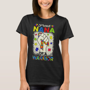 Autisme Oma Van Autisme Bewustzijn Krijger Steun A T-shirt