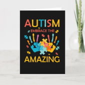 Autisme omhelst de verbluffende kaart (Voorkant)