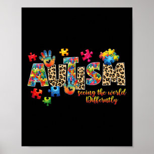 Autisme Ondersteuning Docent Vrouwen Kinder Autism Poster