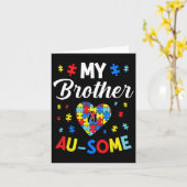 Autisme ondersteuning en bewustzijn Mijn autistisc Kaart (Gele Bloem)