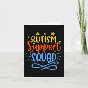 Autisme Ondersteuning Squad Autisme Bewustzijn Fam Kaart