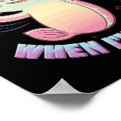 Autisme ondersteuning stimuleren Axolotl Ik krijg  Poster (Hoek)