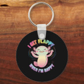 Autisme ondersteuning stimuleren Axolotl Ik krijg Sleutelhanger (Voorkant)