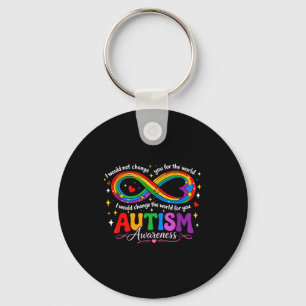 Autisme oneindigheid bewustzijn moeder regenboog sleutelhanger