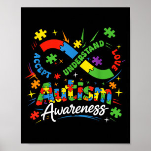 Autisme oneindigheid neurodiversiteit accepteer be poster