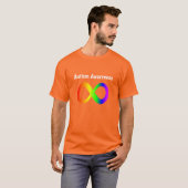 Autisme oneindigheid t-shirt (Voorkant volledig)