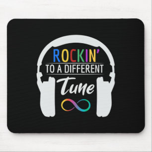 Autisme Oneindigheidssymbool Rockin Op Een Andere Muismat