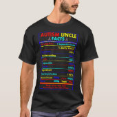 Autisme oom Facts Servings Love Awareness T-shirt (Voorkant)