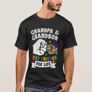 Autisme Opa & Kleinzoon Vrienden voor het Leven Be T-shirt