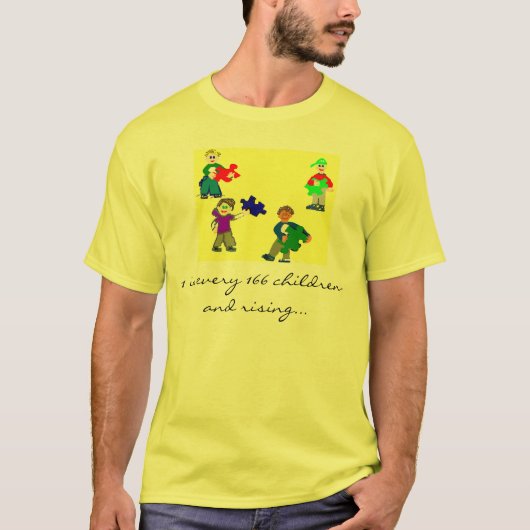 autisme opkomst t-shirt (Voorkant)