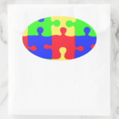 Autisme Ovale Sticker (Tas)