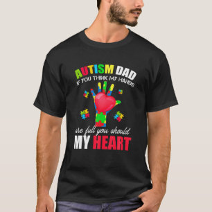Autisme Pap Bewustmakingssteun veroorzaakt puzzels T-shirt