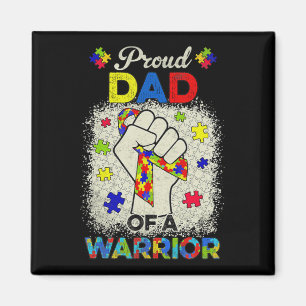 Autisme Pap van Autism Awareness Warrior Support A Magneet