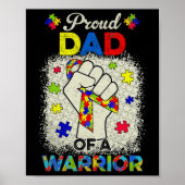 Autisme Pap van Autism Awareness Warrior Support A Poster (Voorkant)
