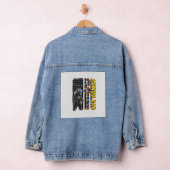 Autisme Papa Beer Vlag Bewustzijnsshirt Ontwerp_1 Denim Jacket (Hangar)