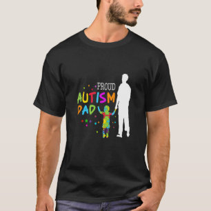 Autisme Papa En Zoon Trots Autisme Papa Puzzel Vad T-shirt