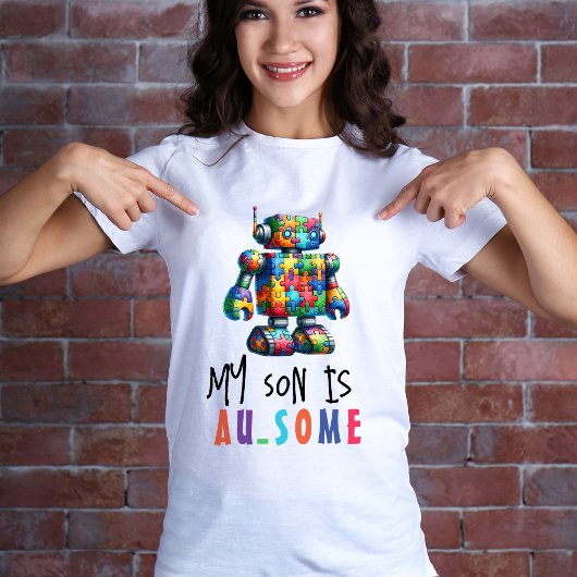 Autisme papa / mama | Autistische zoon T-shirt