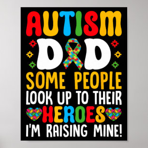 Autisme Papa Sommige Mensen Kijken Op Naar Hun Hel Poster