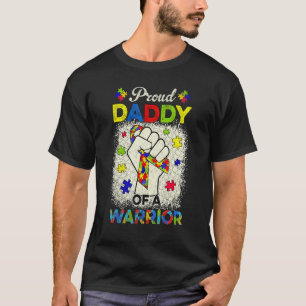 Autisme Papa Van Autism Awareness Krijger Steun A T-shirt