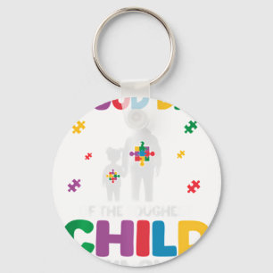 Autisme Papa Van Dochter Sleutelhanger