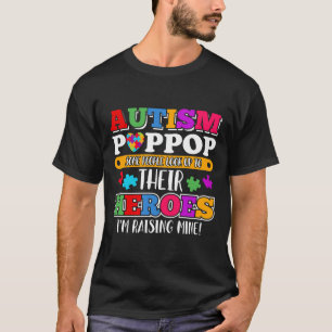 Autisme papoppop mensen kijken op hun helden autis t-shirt