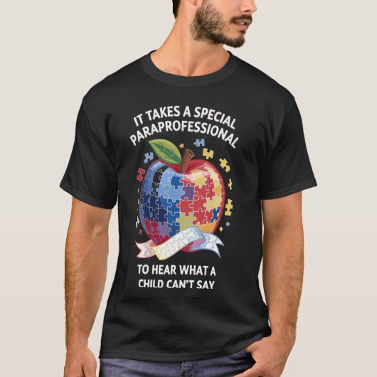 Autisme-paraprofessional T-shirt (Voorkant)