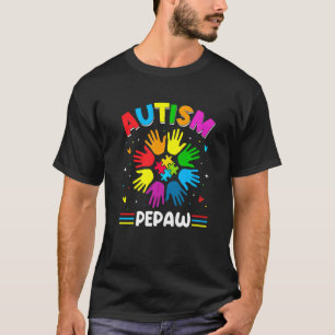 Autisme Pepaw Liefde Autisme Bewustzijn Familie Ma T-shirt