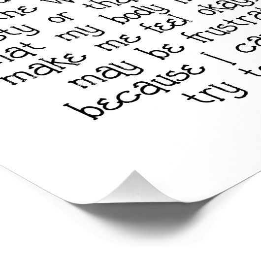 Autisme Perfect Poster (Hoek)