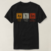 Autisme Periodic Table Elements Spelling Autistic  T-shirt (Design voorkant)