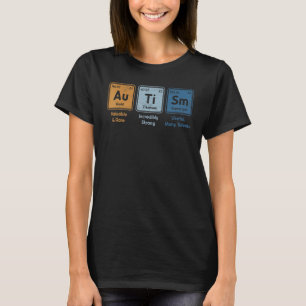 Autisme Periodic Table Elements Spelling Autistic T-shirt