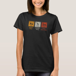 Autisme Periodic Table Elements Spelling Autistic T-shirt