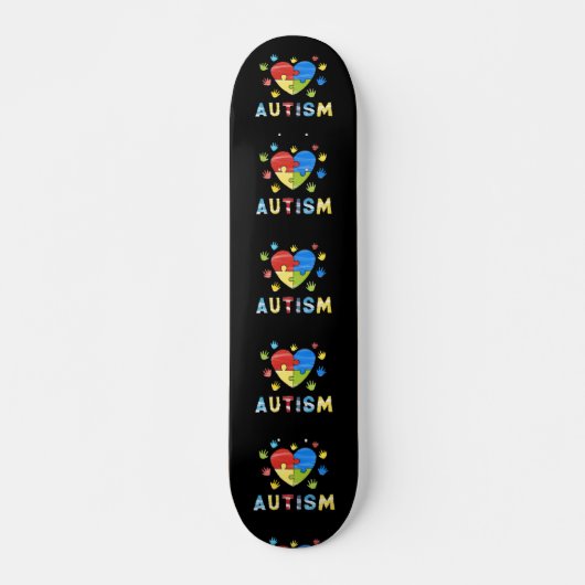 Autisme Persoonlijk Skateboard (Voorkant)