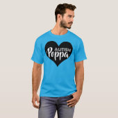 Autisme Poppa Heart T-shirt (Voorkant volledig)