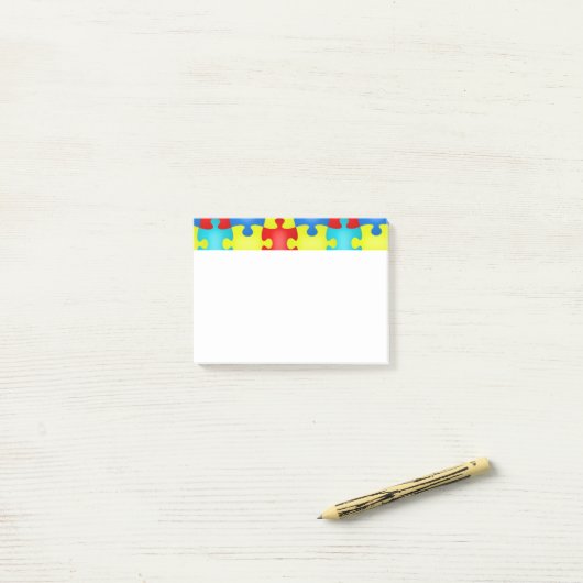 Autisme Post Het merkt netelige notities op Post-it® Notes (Op bureau)