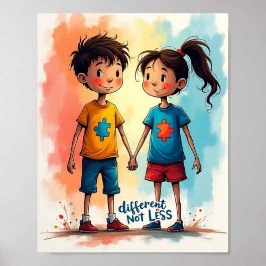 Autisme Poster (Voorkant)